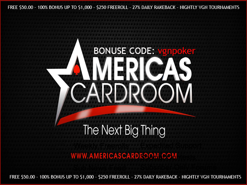 americascardroompromocode Virtual Gamers Network